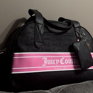 JC embossed weekender duffle